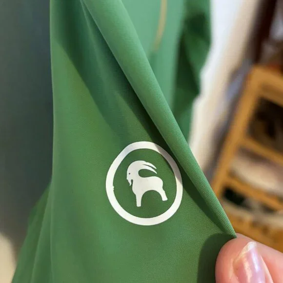 NWOT Backcountry SunTrace 1/4-Zip Long-Sleeve Top, Green, Size Small - Picture 7 of 8